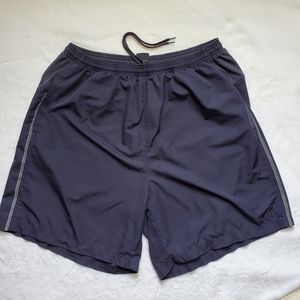 Adidas Men's XL Athletic Shorts Climacool Zip back pocket gray black